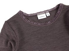 Name It sparrow hulmønster bluse merinould